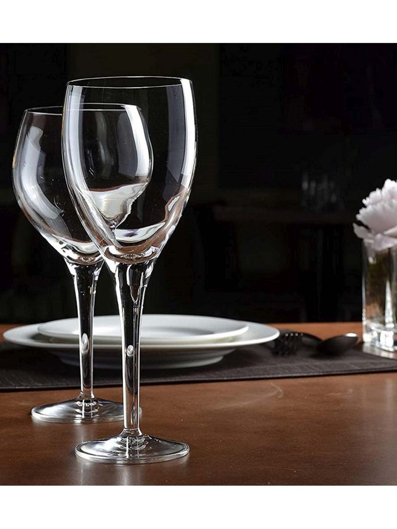 LUIGI BORMIOLI Michelangelo Masterpiece Transparent Drinking Glasses - Set of 6