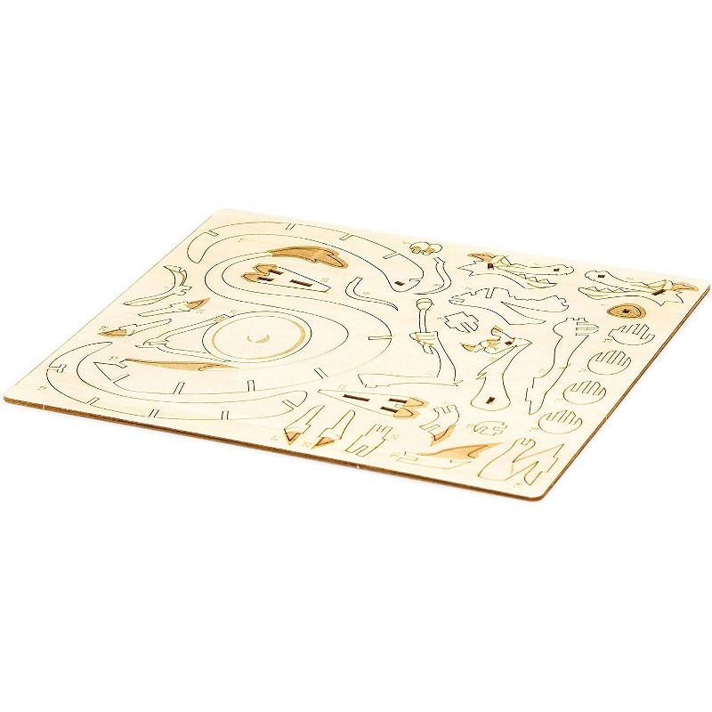 Incredibuilds Disney Mulan Mushu Book & Wood Model Figure Kit