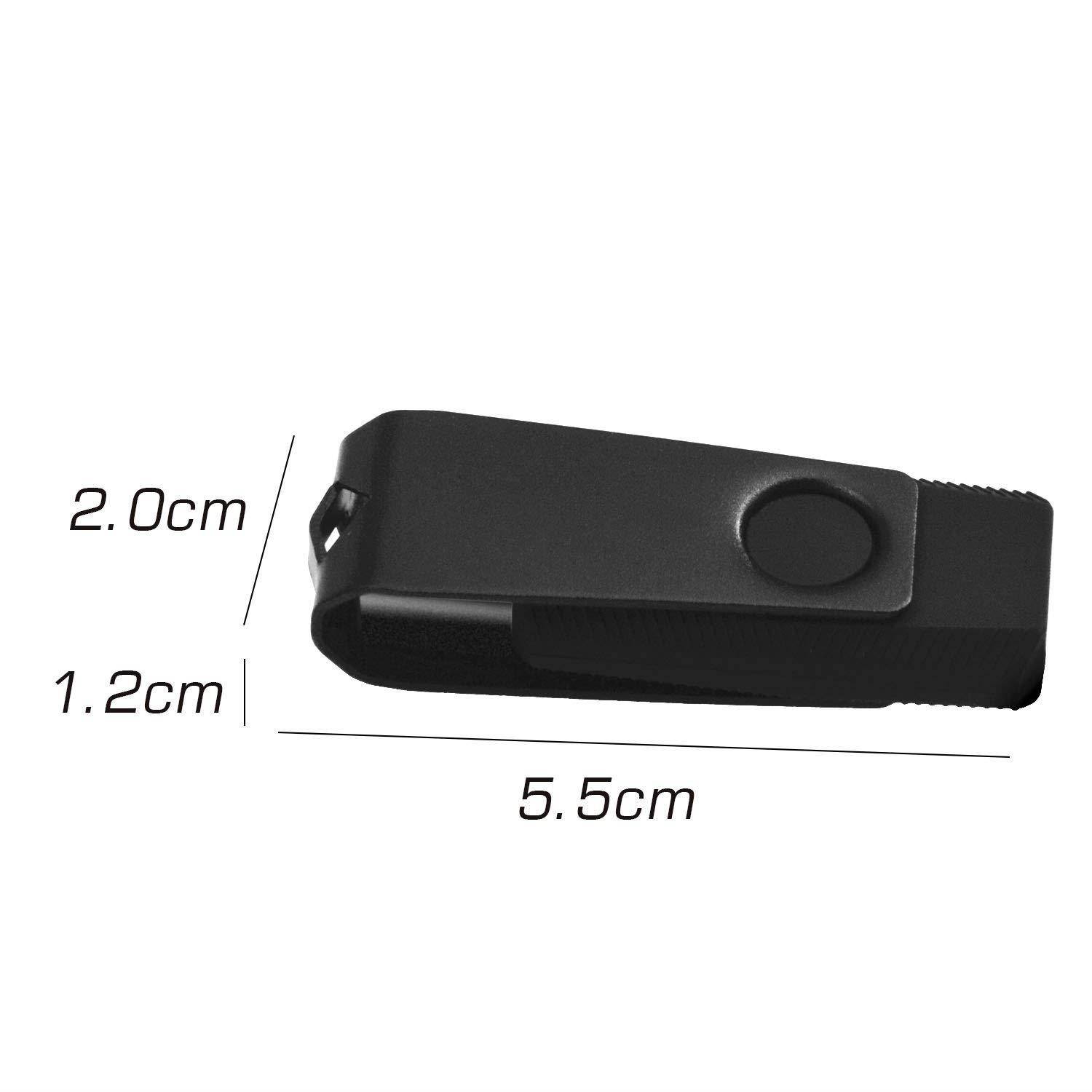 10 Pack 512MB USB 2.0 Flash Drives - Small Capacity Thumb Drive - Datarm Black Bulk Data Sticks for Promotion Giveaways