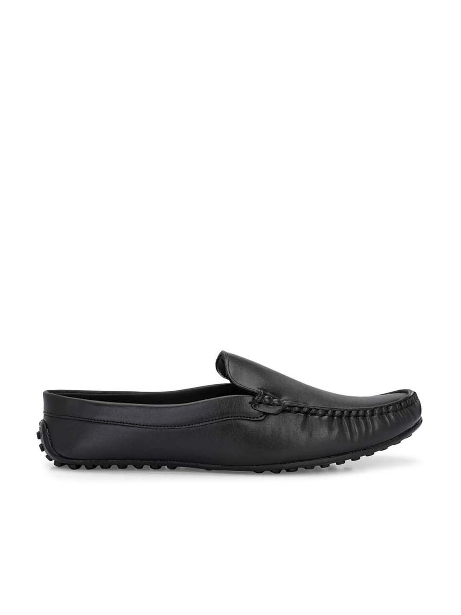 Eego Italy Men's Black Casual Loafers