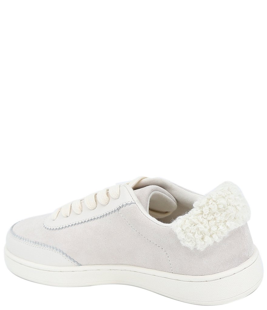 Splendid Freya Suede Faux Fur Accent Sneakers