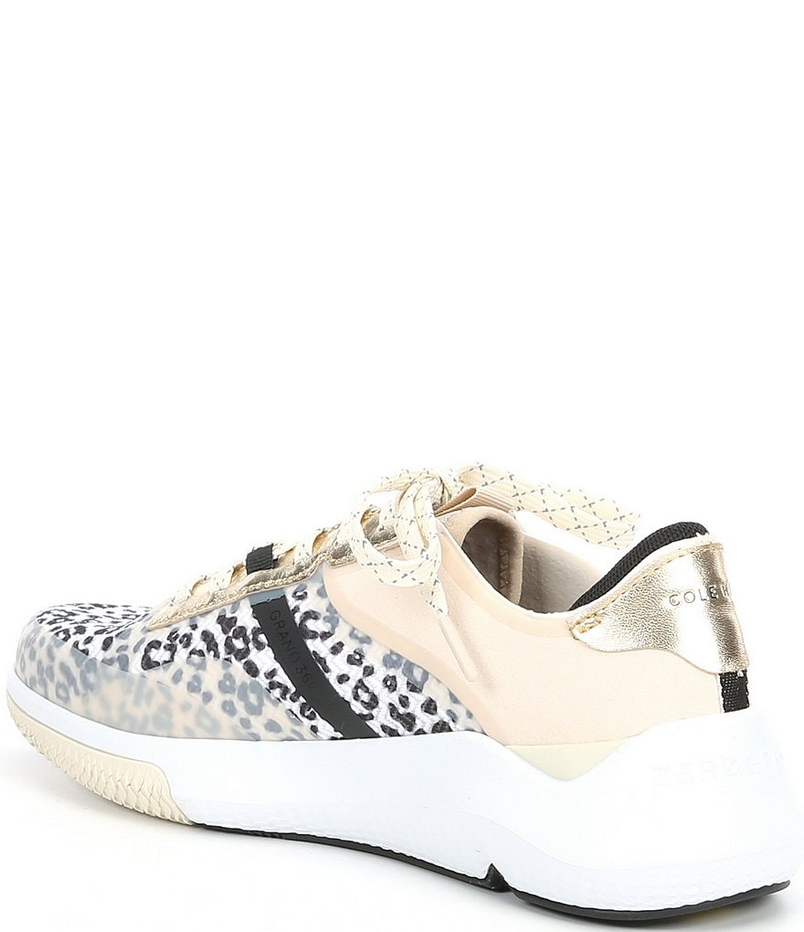 Cole Haan Zerogrand Winner Animal Print Lace-Up Sneakers