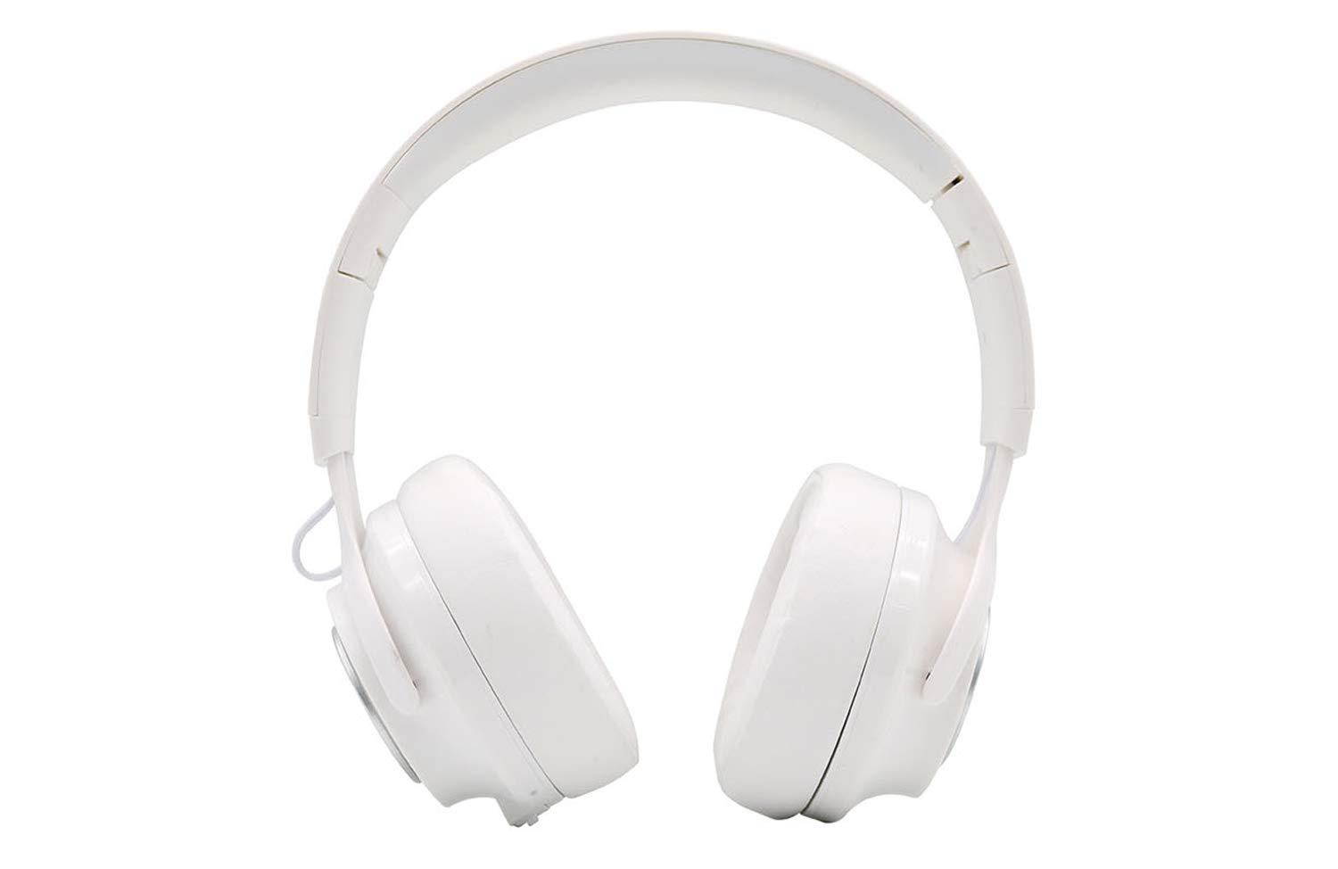 PowerLocus P3 Wireless Bluetooth Headphones Over-Ear, Foldable Stereo Wireless/Wired Headphone Over Ear with Mic Deep Bass Headset for iOS/Android/Laptop/PC/TV - White