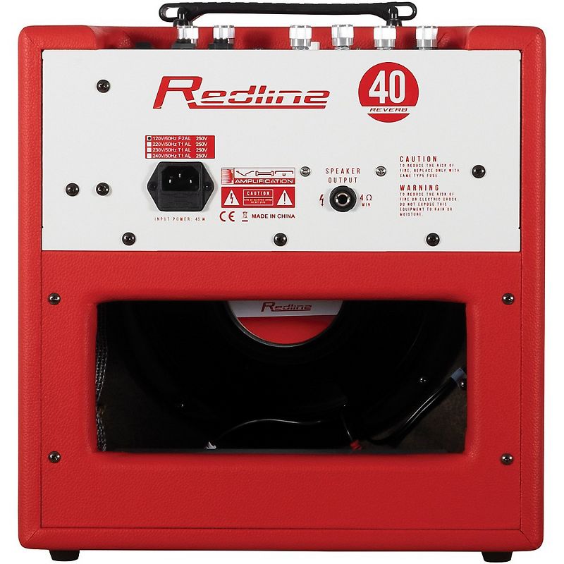 VHT RedLine 40R Reverb 40W 1x10 Guitar Combo Amplifier Red