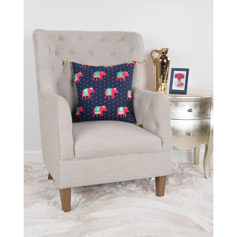 Simply Southern Animal Print Throw Pillow Indigo - Rizzy Home