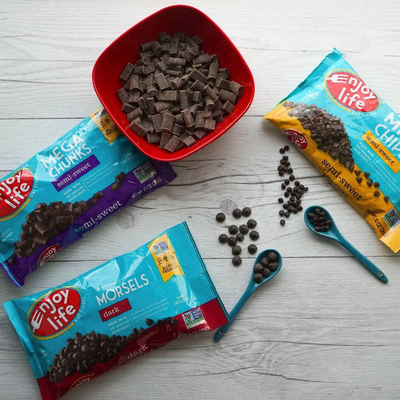 Enjoy Life Semi-Sweet Gluten Free Dairy Free Vegan Mini Chocolate Chips - 10oz