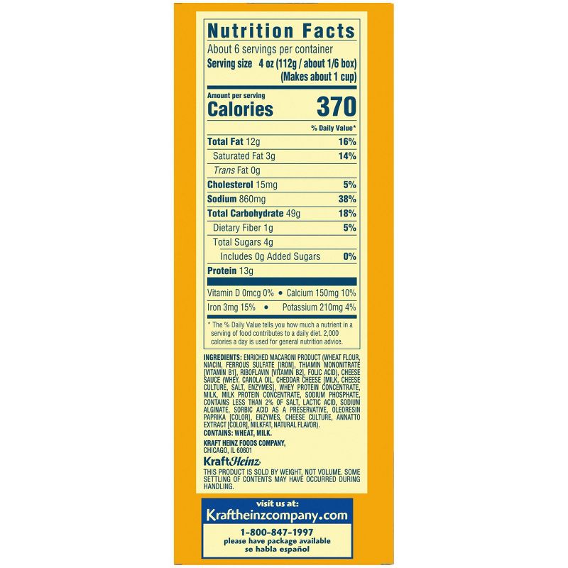 Kraft Velveeta Shells and Cheese Family Size Original 24oz