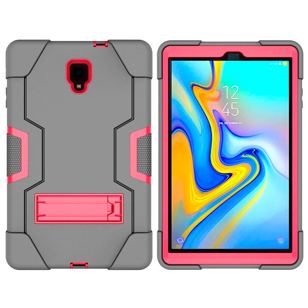 Galaxy Tab A 10.5 2018 Case,Mignova 3 Layer Heavy Duty Hybrid Shockproof Silicone+Hard PC Bumper Full-Body Protective Case Cover with Stand for Samsung Galaxy Tab A 10.5 SM-T590/T595