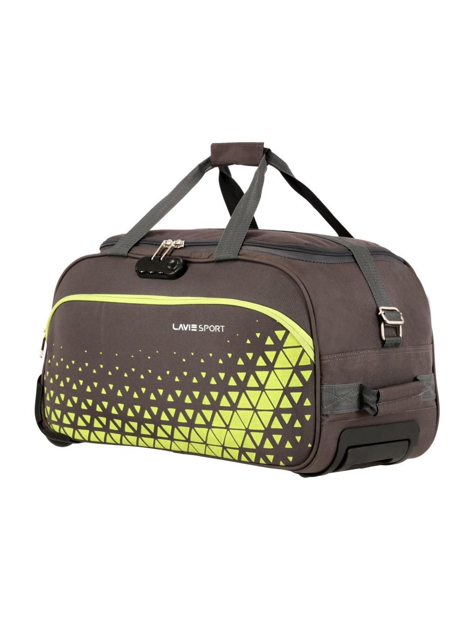LAVIE SPORT Grey Printed Duffle Bag