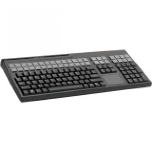 CHERRY G86-71410EUADAA 17IN USB KEYB W/3-TRACK MSR US 131 42 ADDL KEYS 131PRG BLK