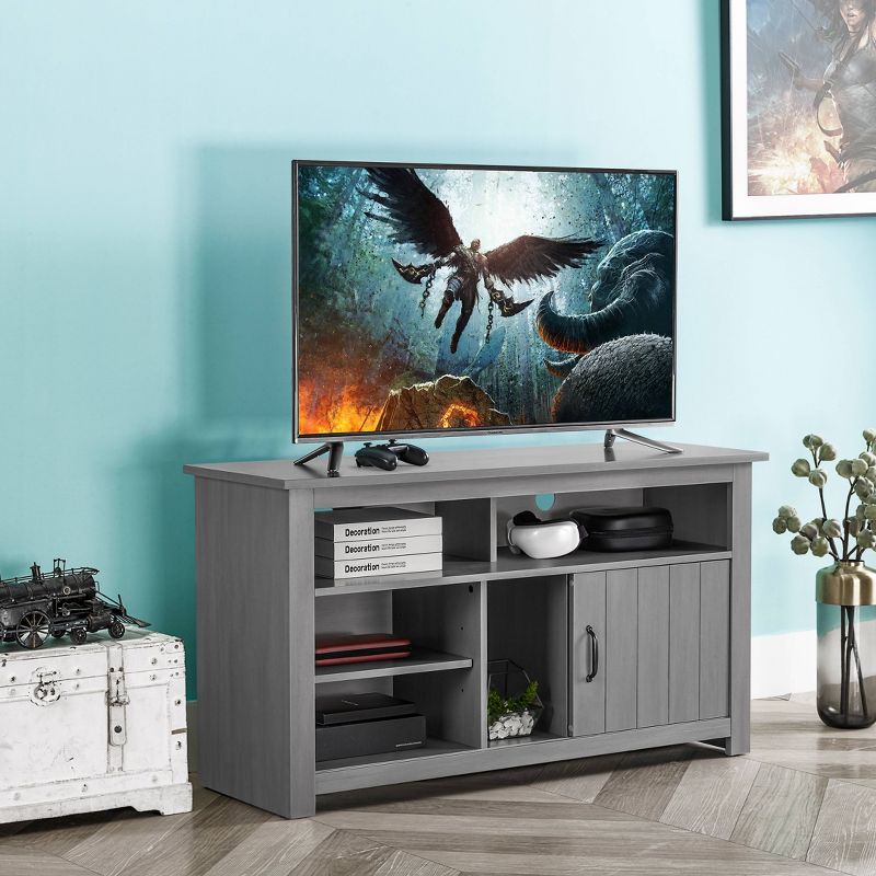 TV Stand for TVs up to 52" Gray - Home Essentials