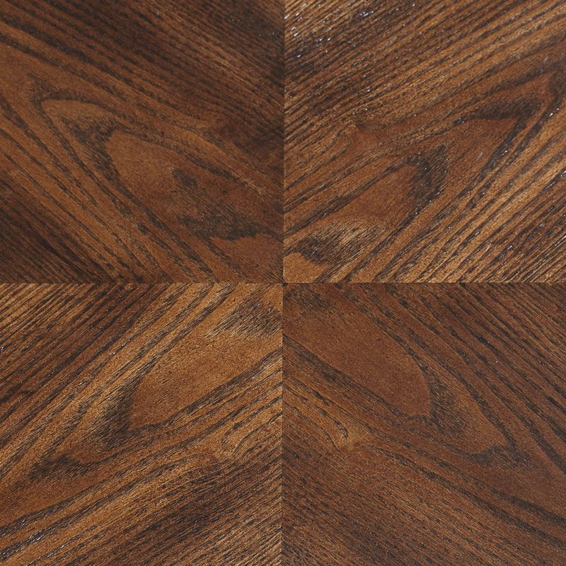 Elm Lane Conrad 40" Wide Dark Brown Wood Round Coffee Table