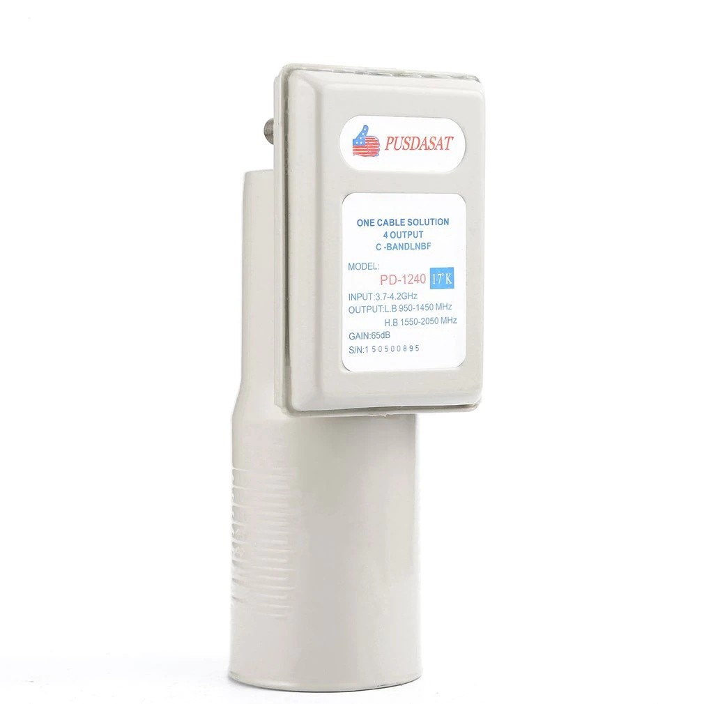 1240C Band Digital Lnb High Gain One Cable Solution Lnbf Hd Tv Satellite Signal Dish