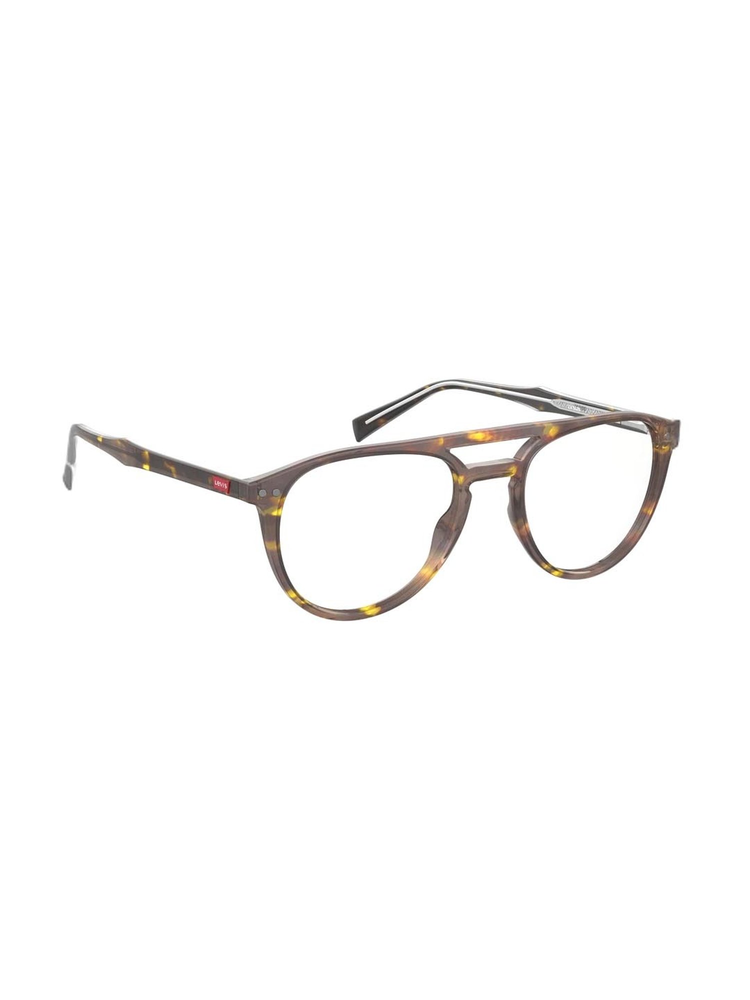 Levi's Brown Aviator Eye Frames for Men