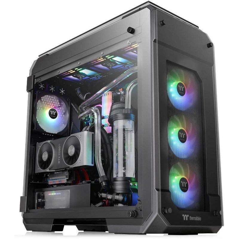 Fractal Design Node 202 Computer Case - Black - 2 x Bay - 1 x 450 W - Power Supply Installed - Mini ITX Motherboard Supported - 7.72 lb