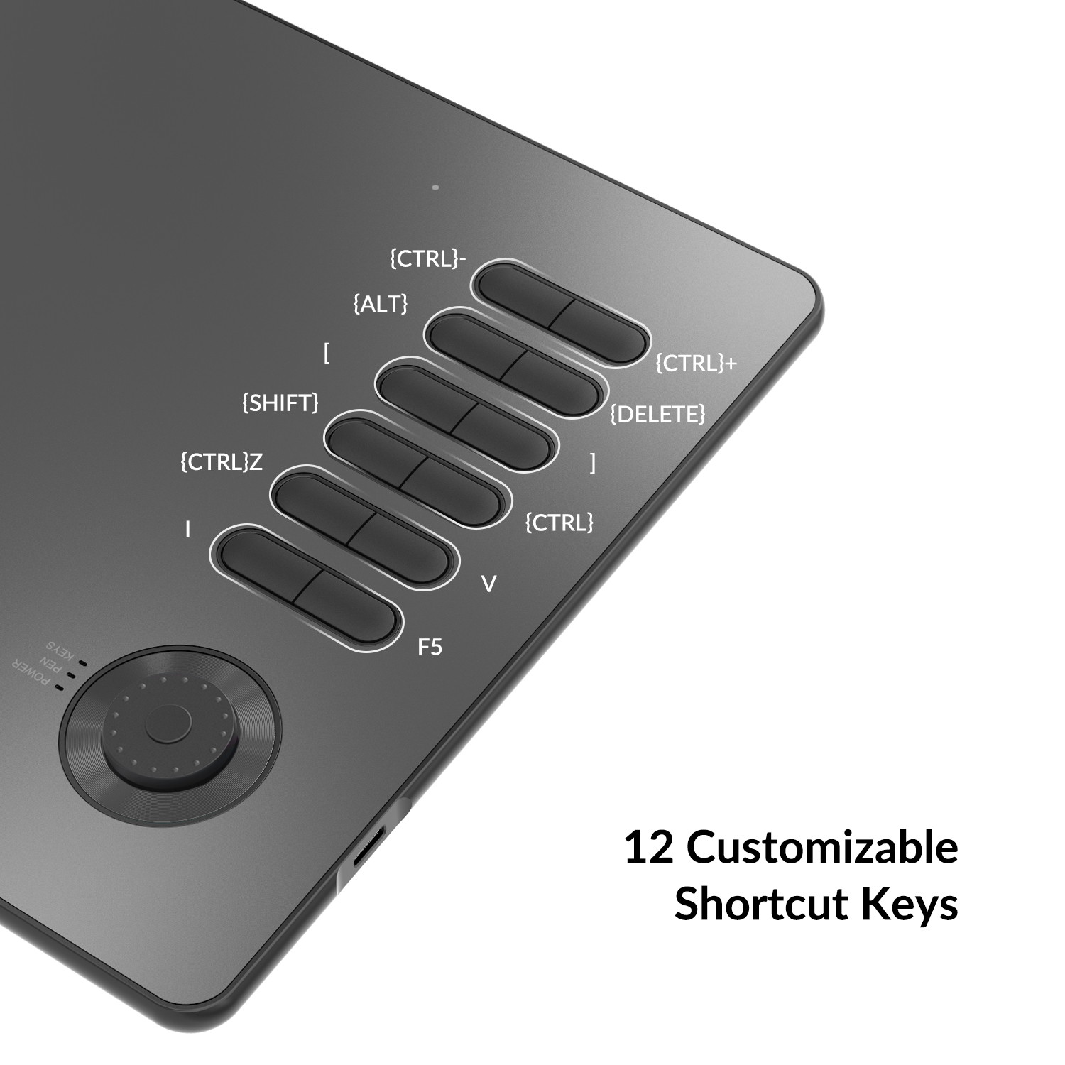 VEIKK A15 Pro Graphics Drawing Tablet 10 x 6 inch Digital Drawing Tablet with 12 Hotkeys and a Quick Dial (8192 Level Pressure Battery -Free Stylus)