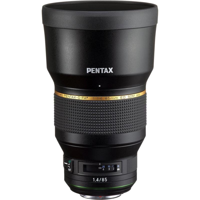Pentax HD Pentax-D FA 85mm f/1.4 ED SDM AW Lens, Black #22890