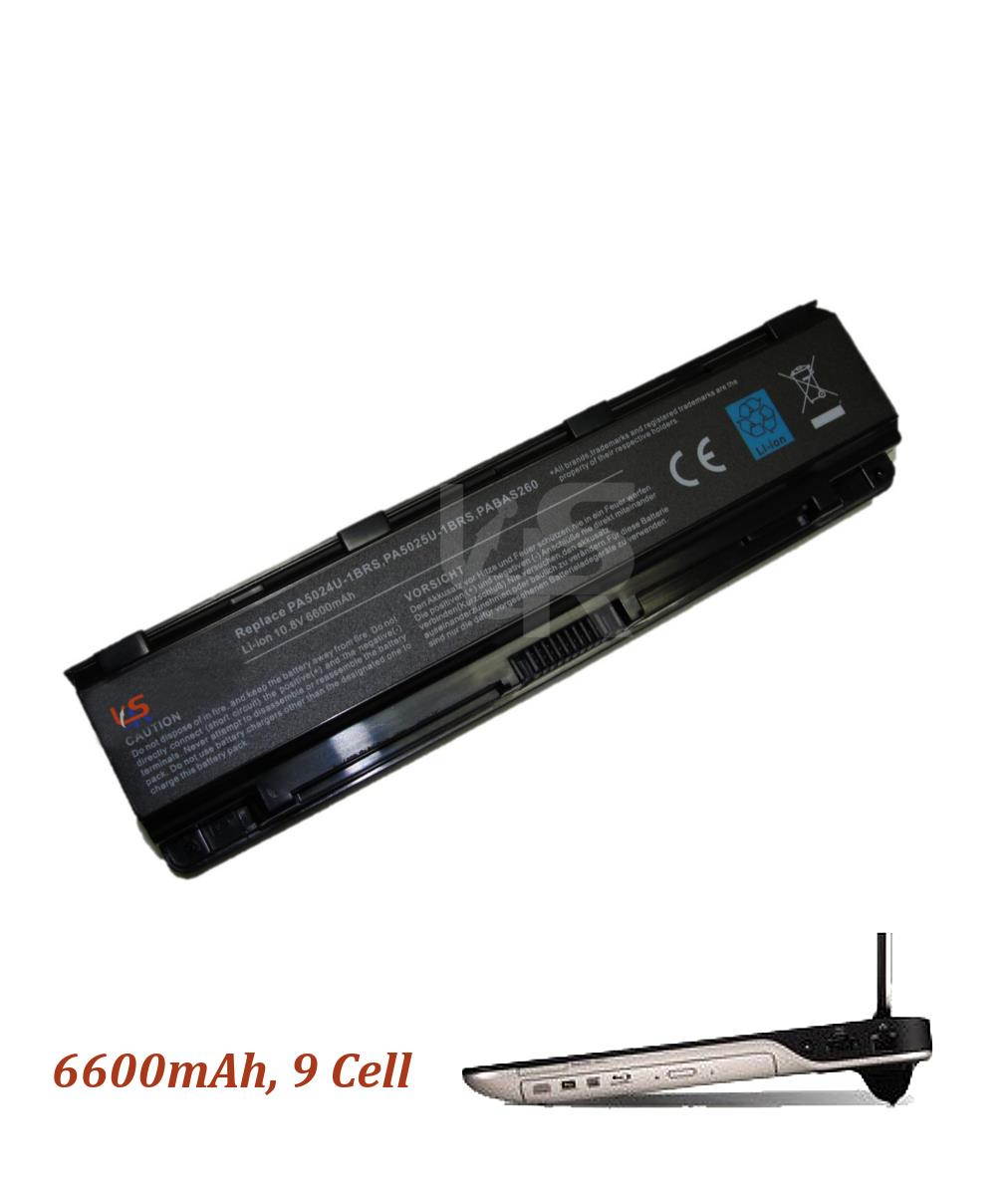 Laptop Battery Toshiba Satellite L75-A7285 L75-A7350 L75-A7380 L75-B7240 L75D L75D-A7190 L75D-A7268NR (Loreso Replacement Part) - 6600mAh, 9 Cell