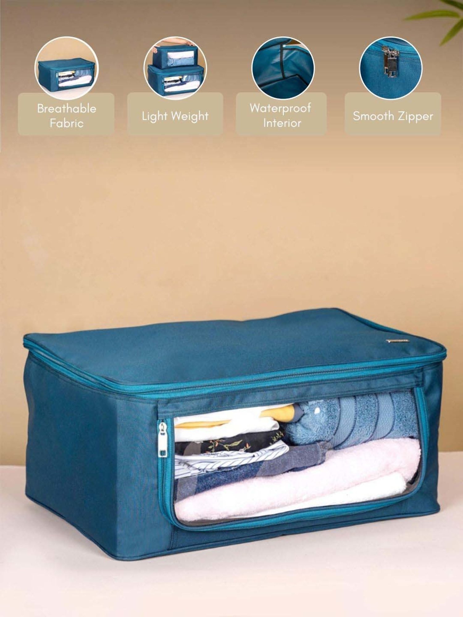 Brabantia White Plastic Protective Medium Clothes Cover - Set of 2