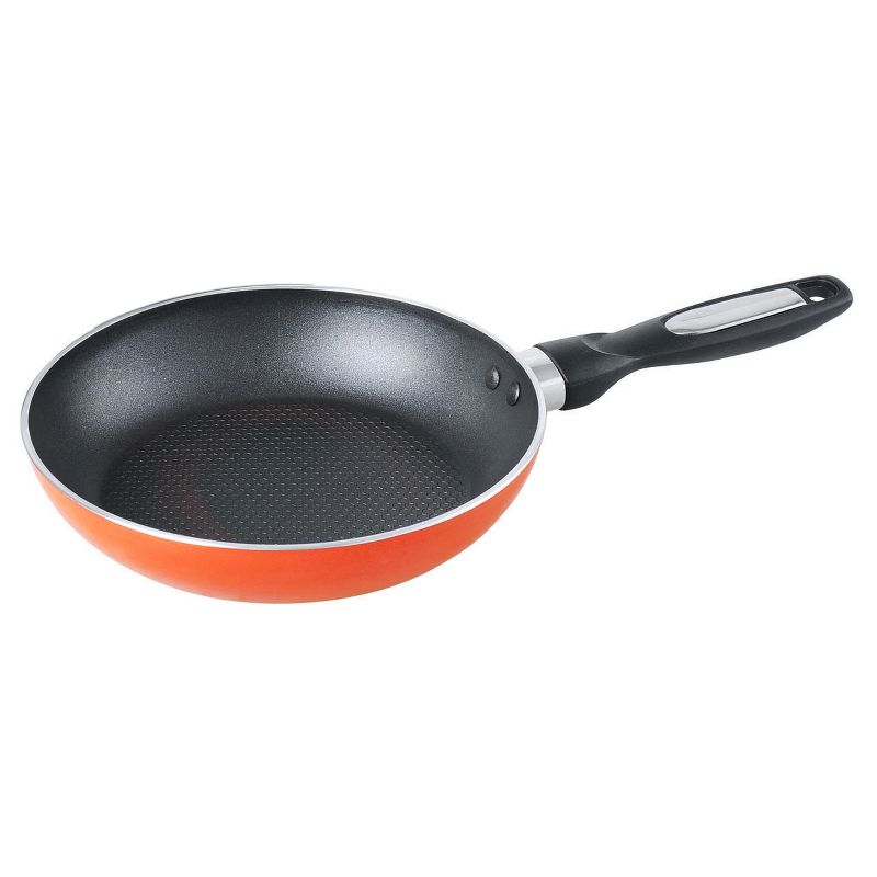 Gourmet Chef 10 Inch Non Stick Fry Pan with Induction Base - Orange
