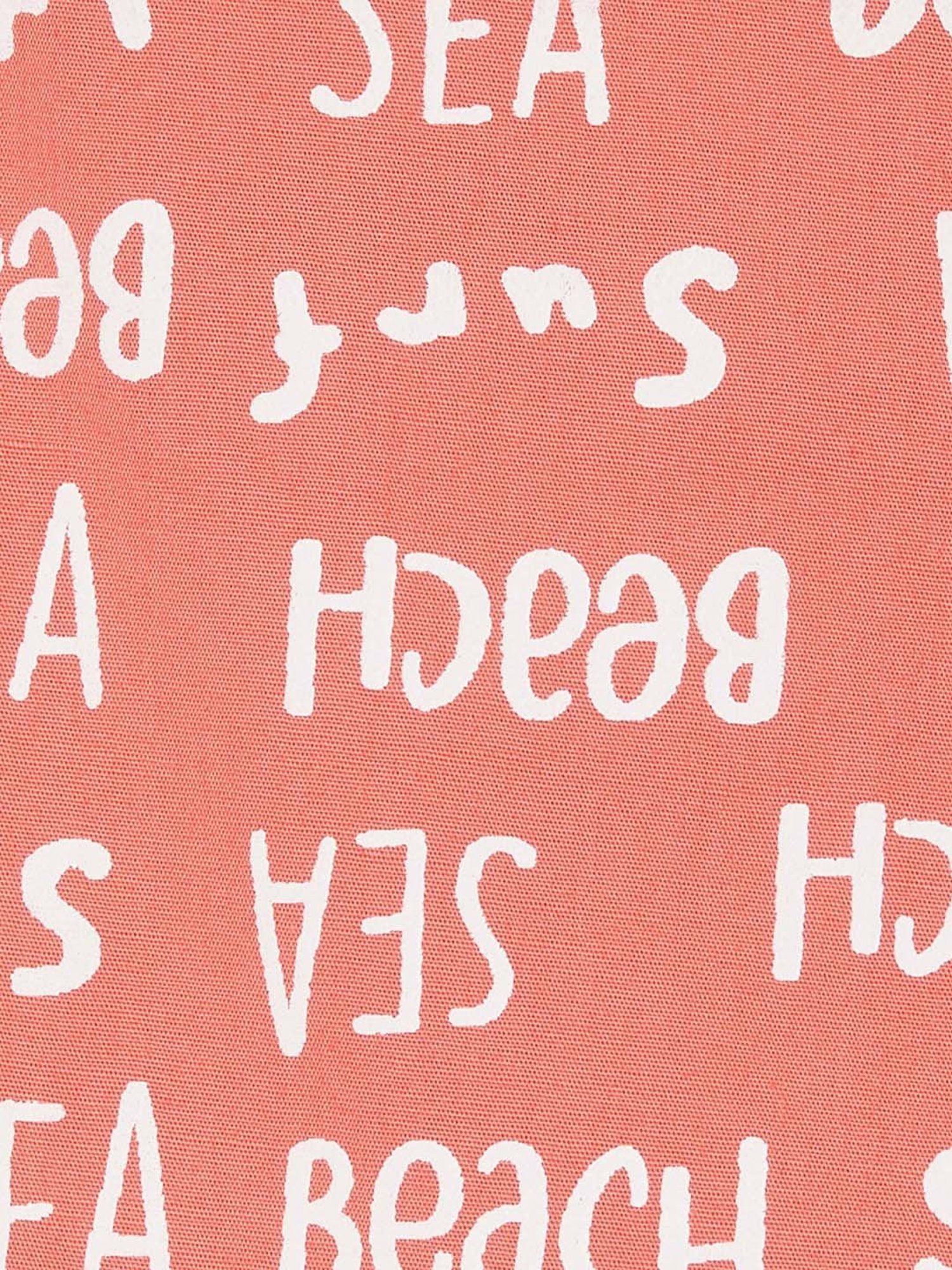 Juniors by Lifestyle Kids Coral Cotton Printed Shirt