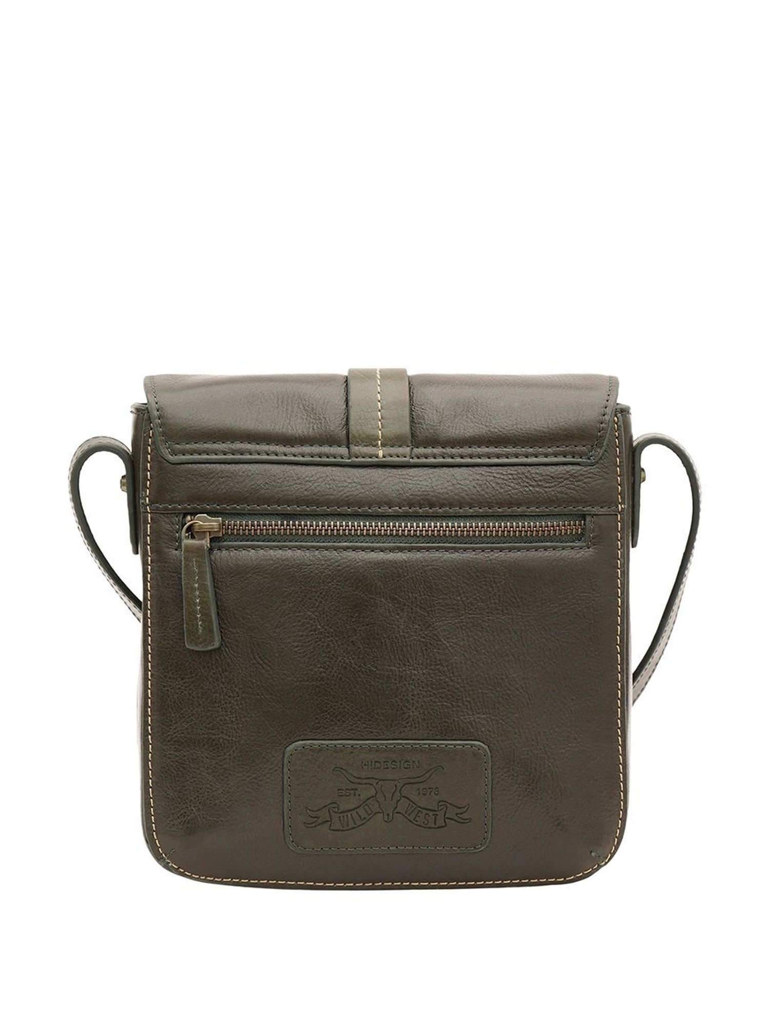 HiLEDER Brown Solid Medium Cross Body Bag