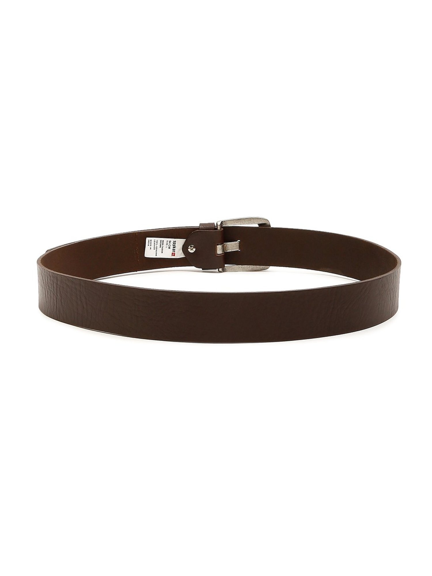 Fossil Julian Black Leather Solid Waist Belt