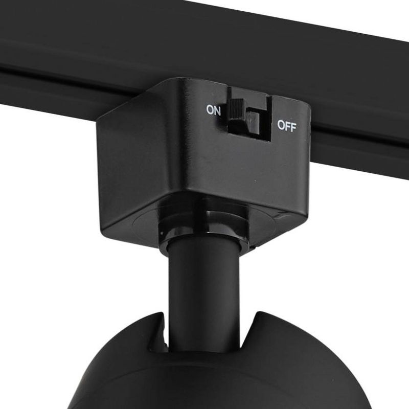 Pro Track Black 15 Watt LED Cylinder Track Head