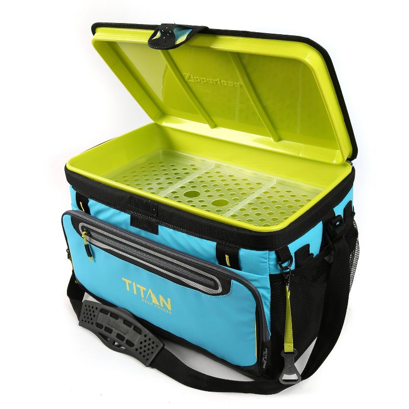 California Innovations Titan Deep Freeze 30qt Zipperless HardBody Cooler - Blue