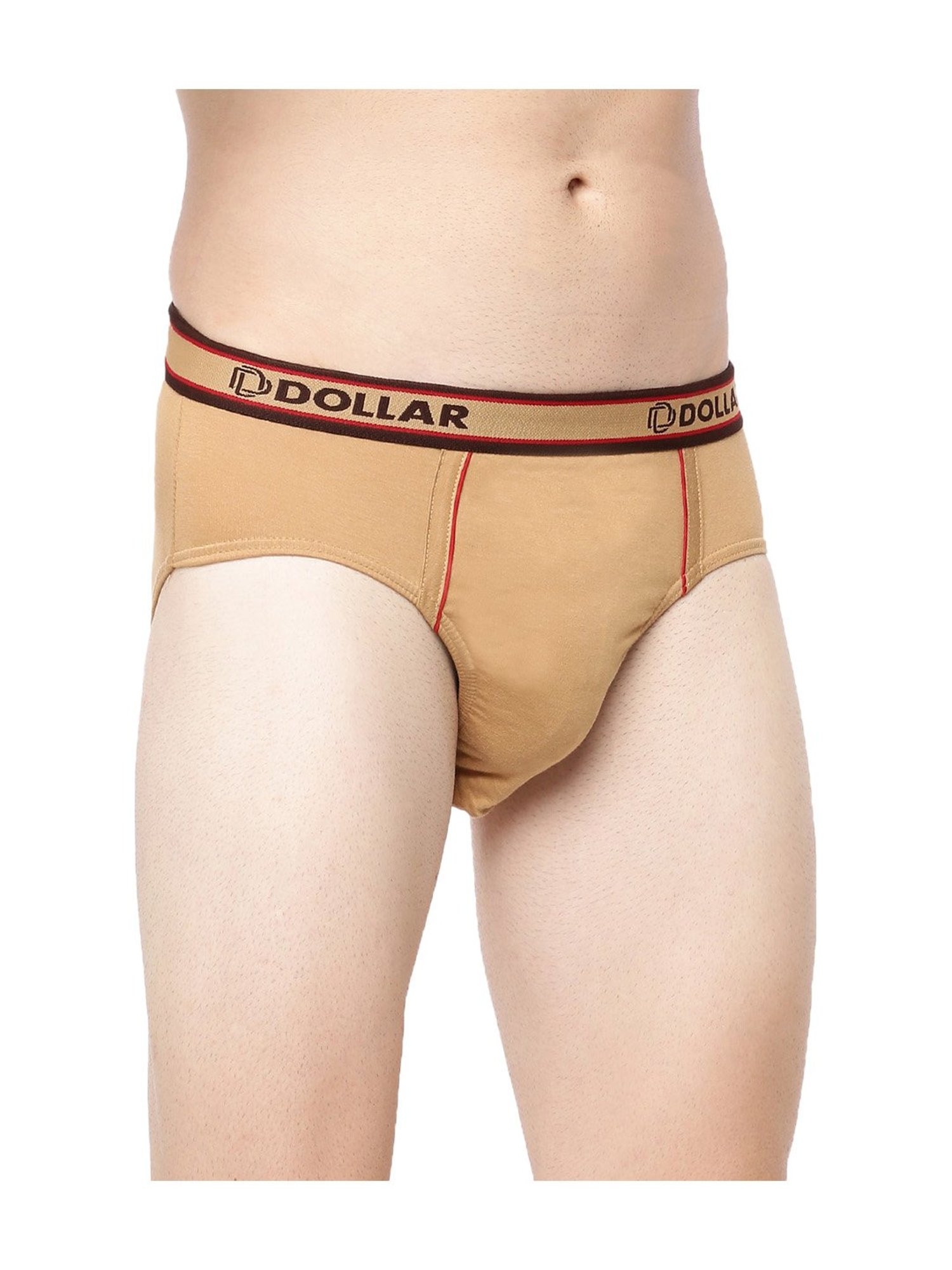 Dollar Bigboss Multicolor Cotton Solid Briefs (Pack of 5)