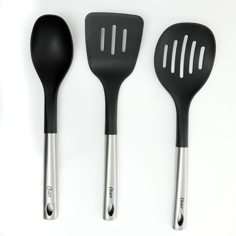 Oster Ridgewell 13 piece Stainless Steel  Belly Shape Cookware Set in Silver Mirror Polish with Hollow Handle