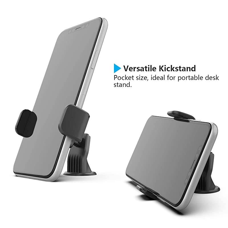 Cell Phone Tripod Adapter Mount Holder with Quick Swivel Adjustable Clamp Compatible with iPhone, Samsung Smartphone and All Phones for Video Recording Photo Booth Live Music Camera