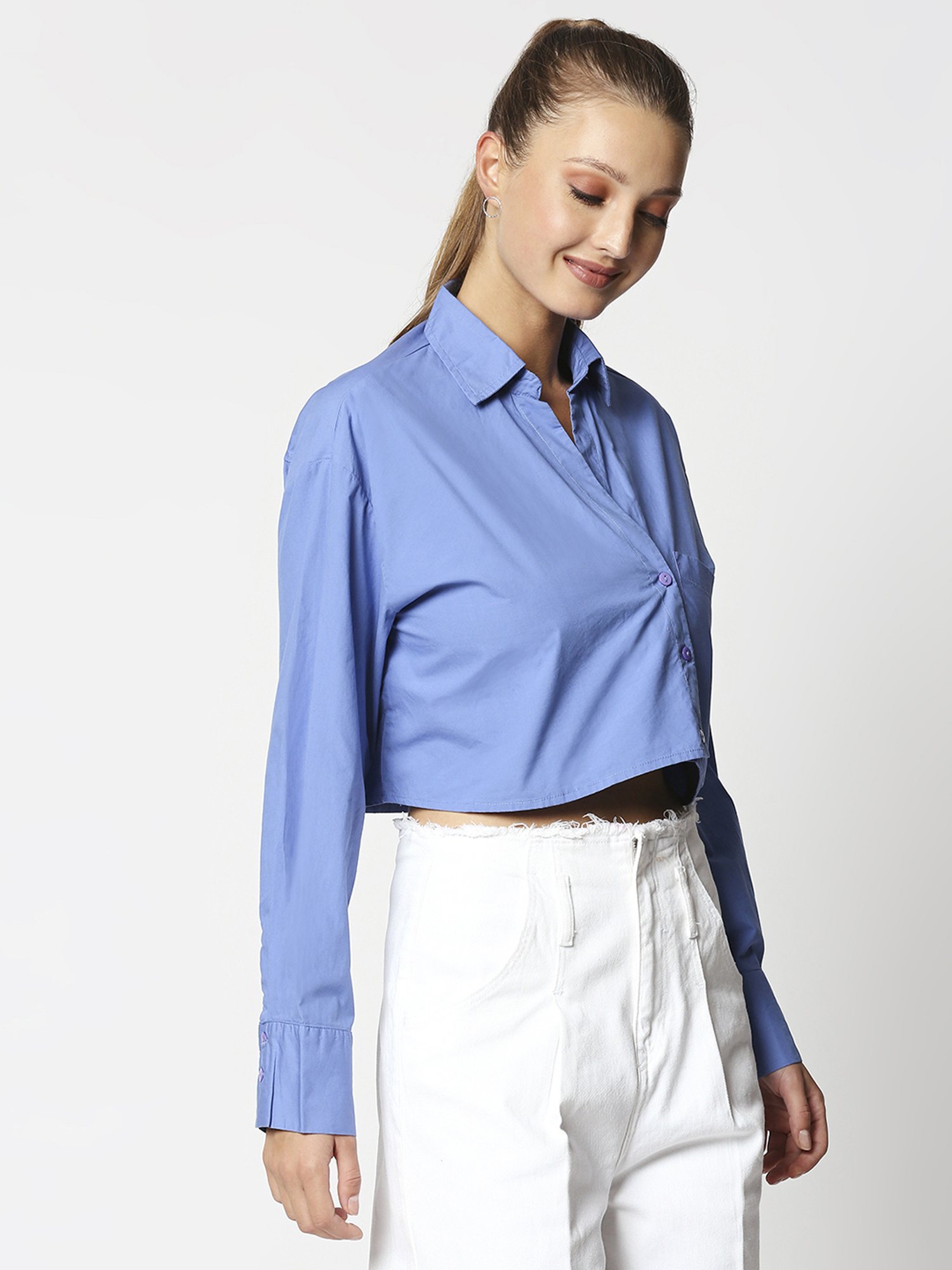 Remanika Blue Pure Cotton Shirt