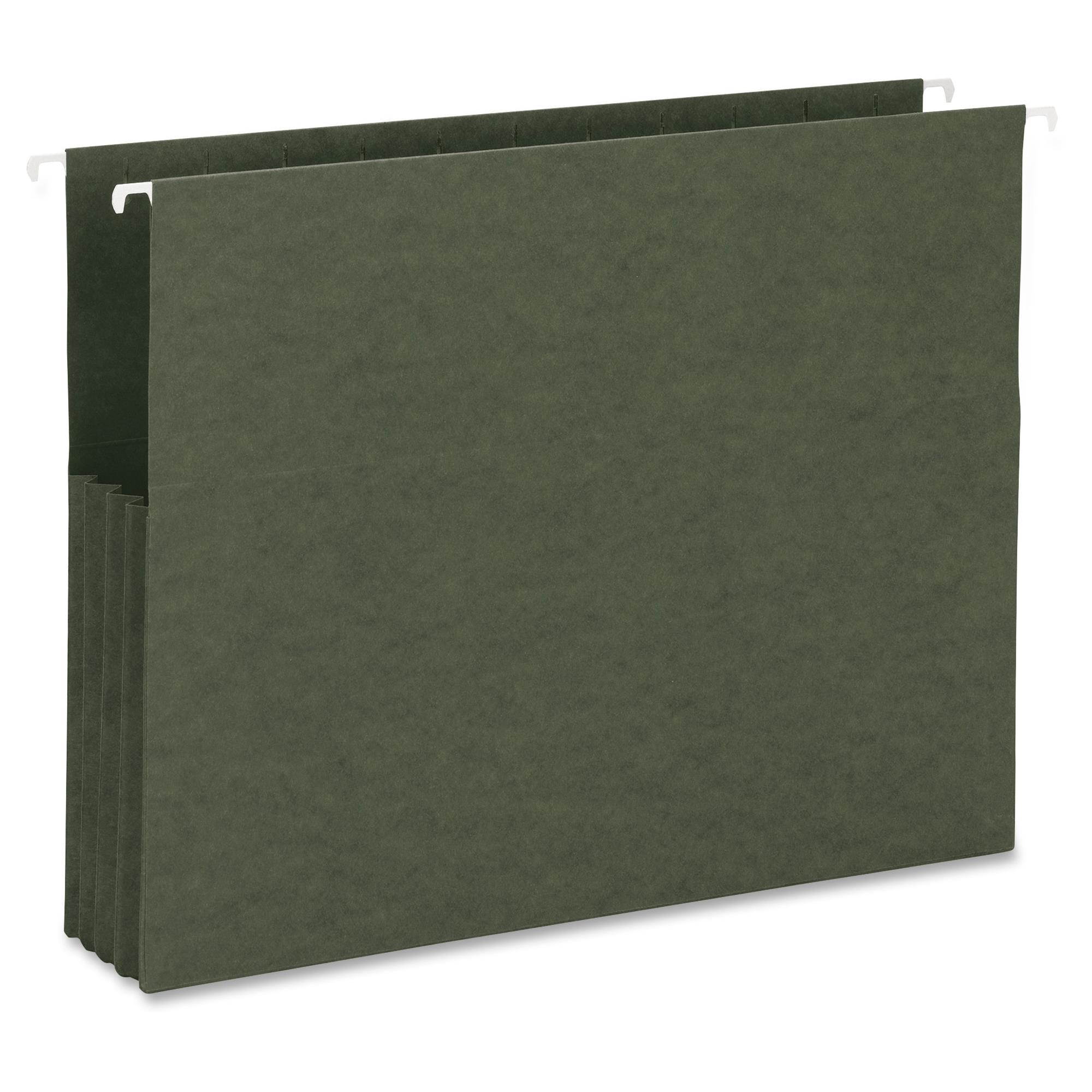 Sparco Hanging File Pocket 3.5" Ext Ltr 10/BX SDGN 17715