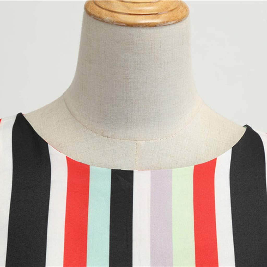 Prom Dresses for Women,Women Vintage 1950s Retro Print Sleeveless Casual Evening Party Prom Swing Dress