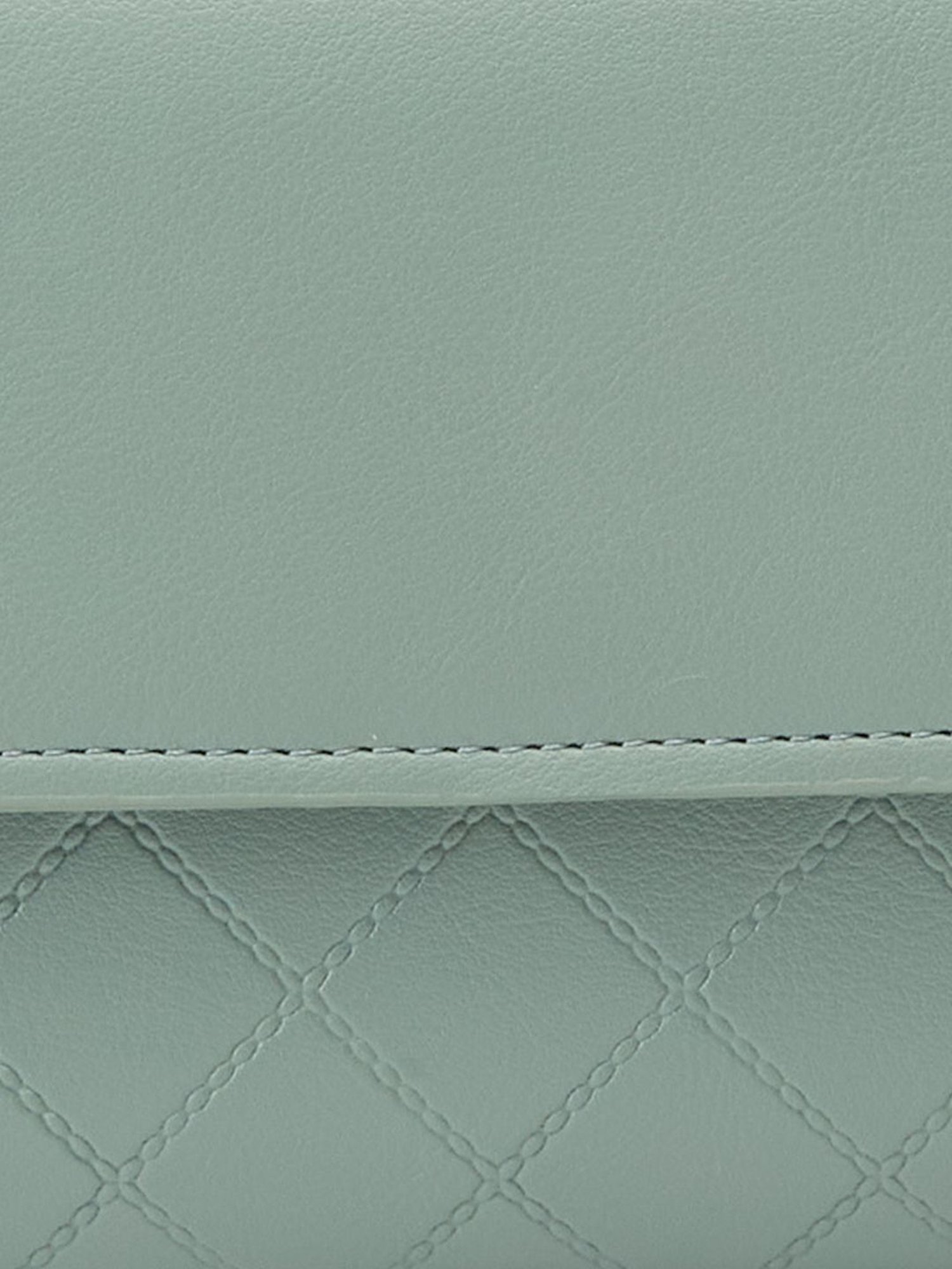 Globus Mint Green Textured Bi-Fold Wallet for Women