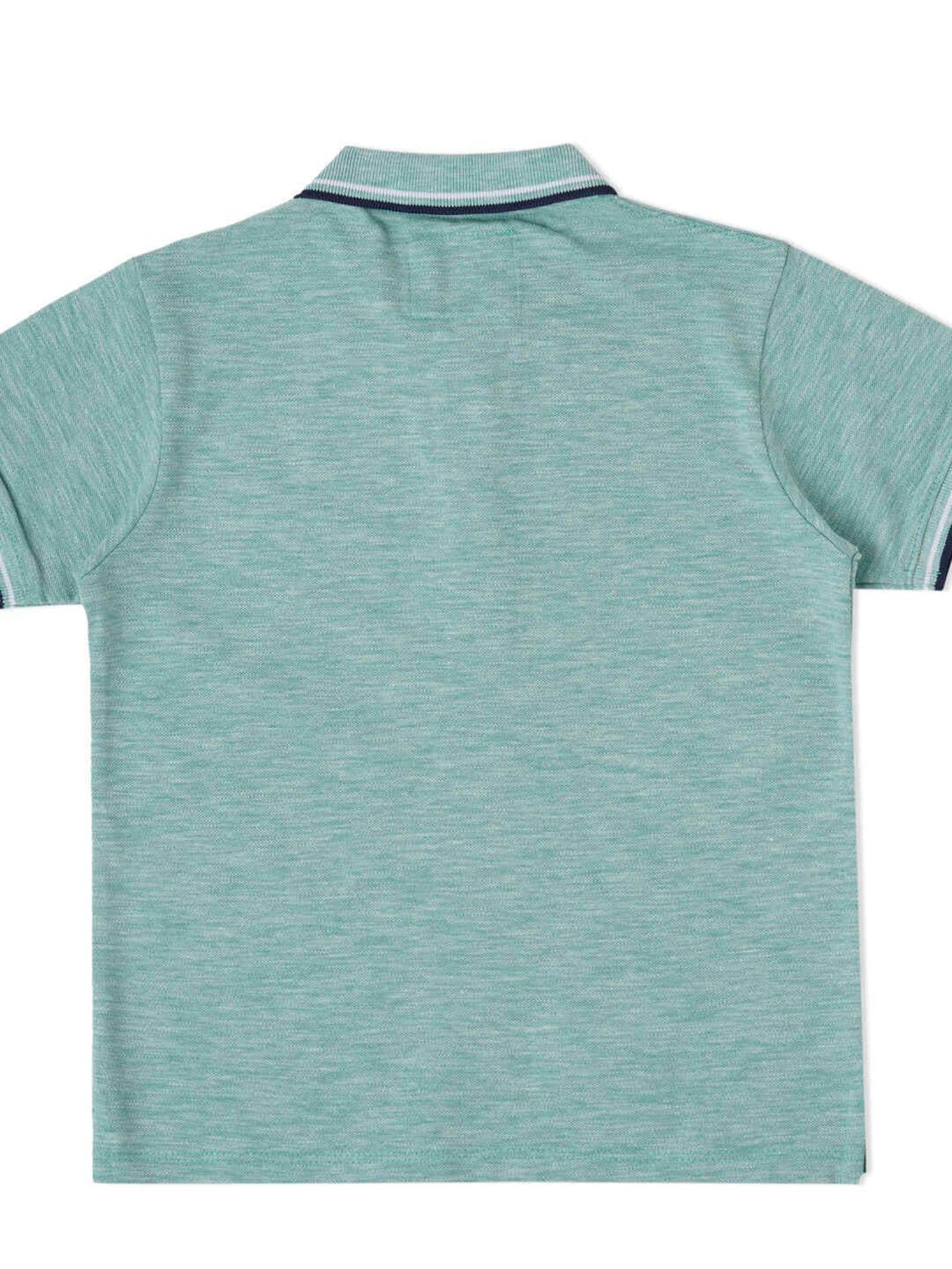 Pepe Jeans Boys Mint Green Textured Polo T-Shirt