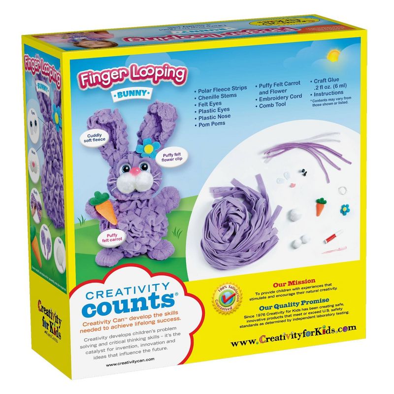 Creativity for Kids Finger Looping Bunny Craft Kit