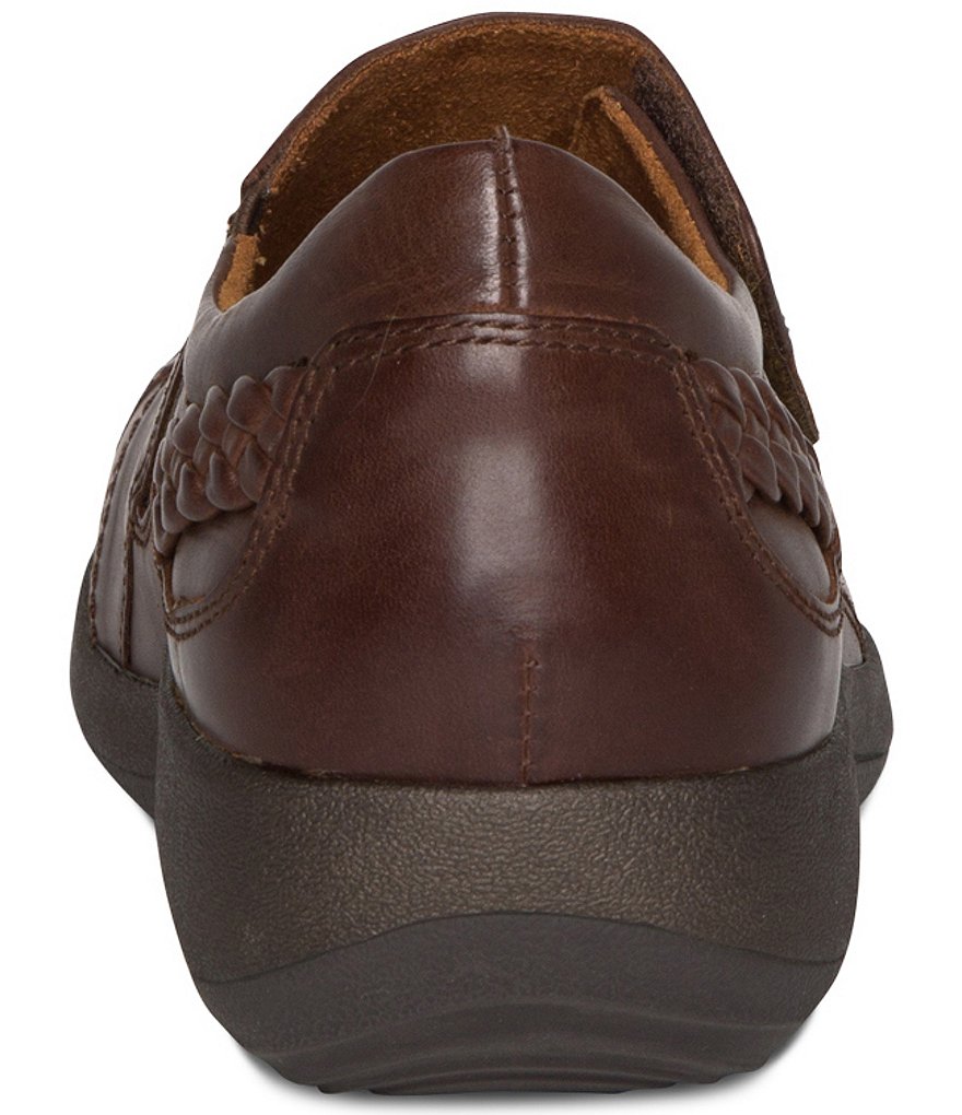 Aetrex Karina Monk Strap Leather Loafers