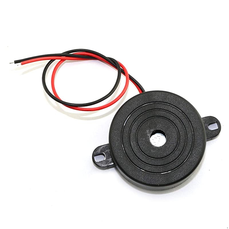 5Pack DC 324V 85 dB Active Piezo Buzzer Piezoelectric Sound Beeper Continous Sound Car Accessries Black