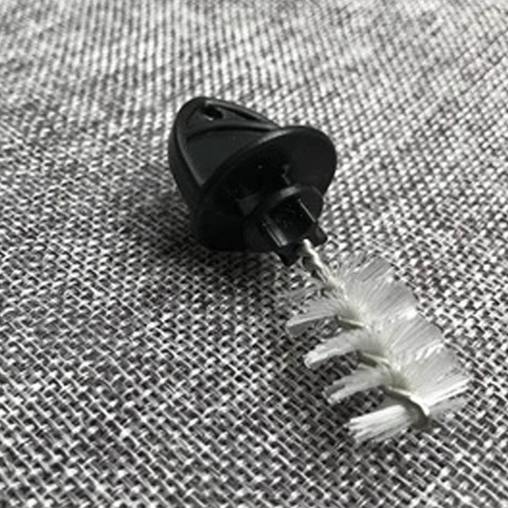 5pcs Homebrew Beer Tap Plug Brush Beer Faucet Clean Cap Brush Taproom Accessory for Home Bar Restaurant (Black)