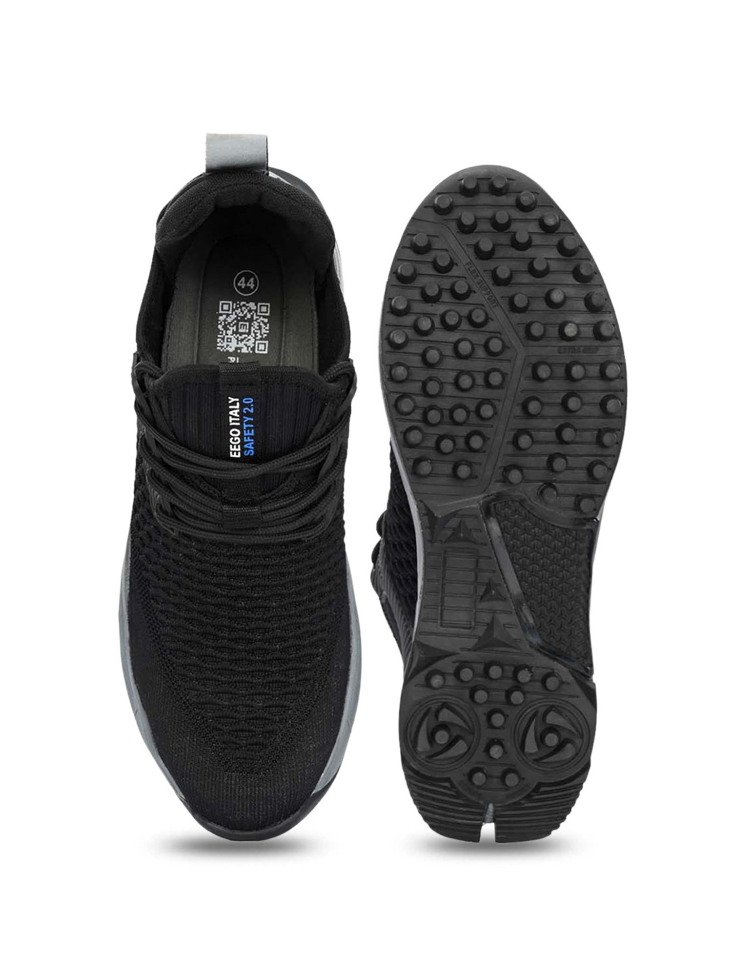 Eego Italy Men's Black Running Shoes