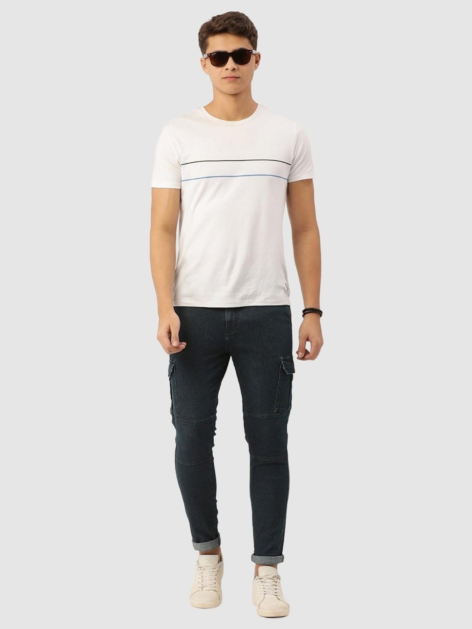 IVOC Black Relaxed Fit Cargo Jeans