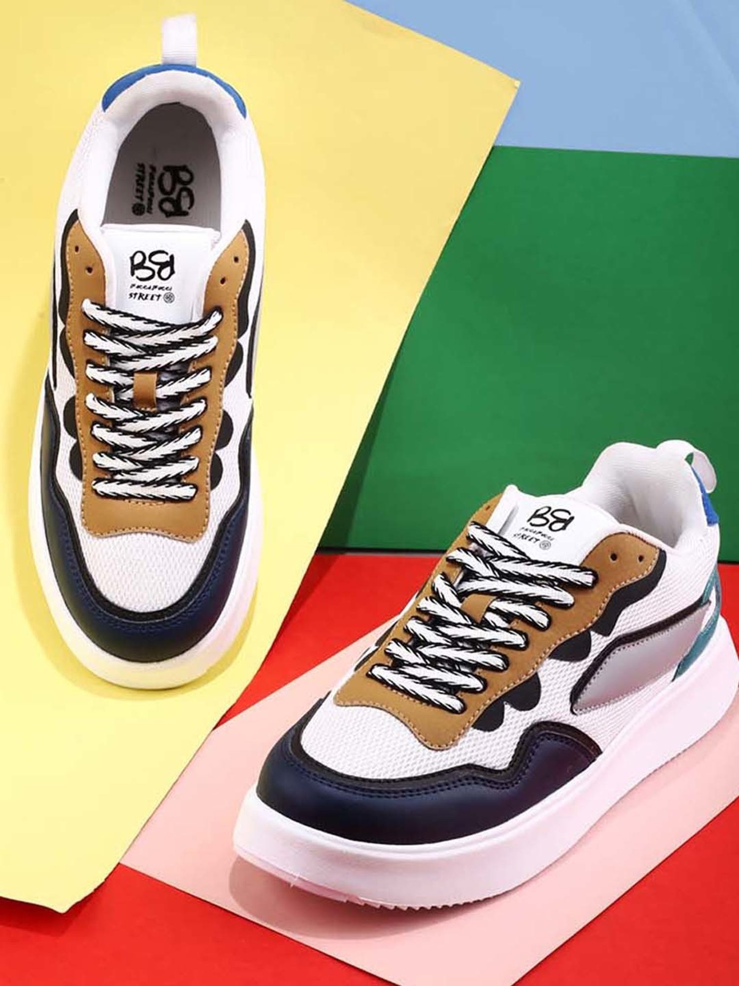 Bacca Bucci Men's Urban Nomad Multicolored Casual Sneakers