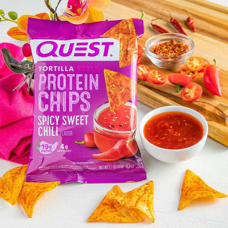 Quest Nutrition Tortilla Spicy Sweet Chili Chips - 4ct/1.1oz