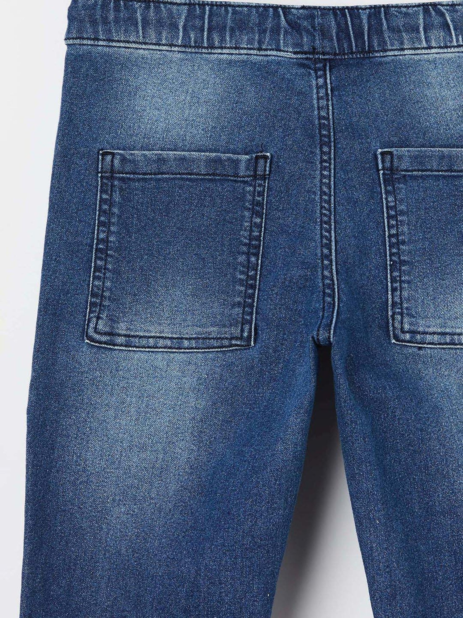 Palm Tree Boys Grey Washed Jeans