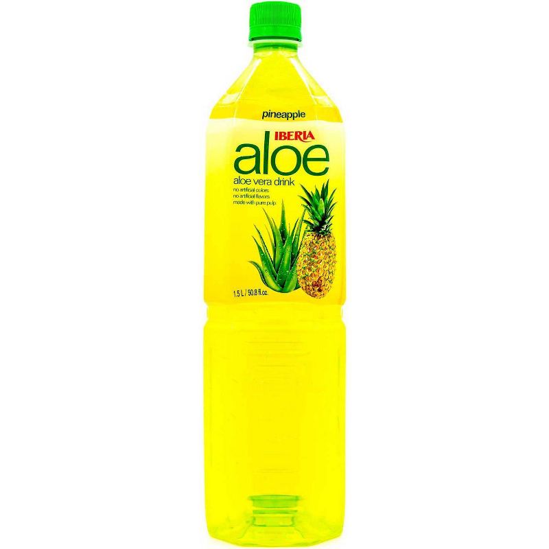 IBERIA aloe Pineapple Aloe Vera Drink - 1.5L Bottle