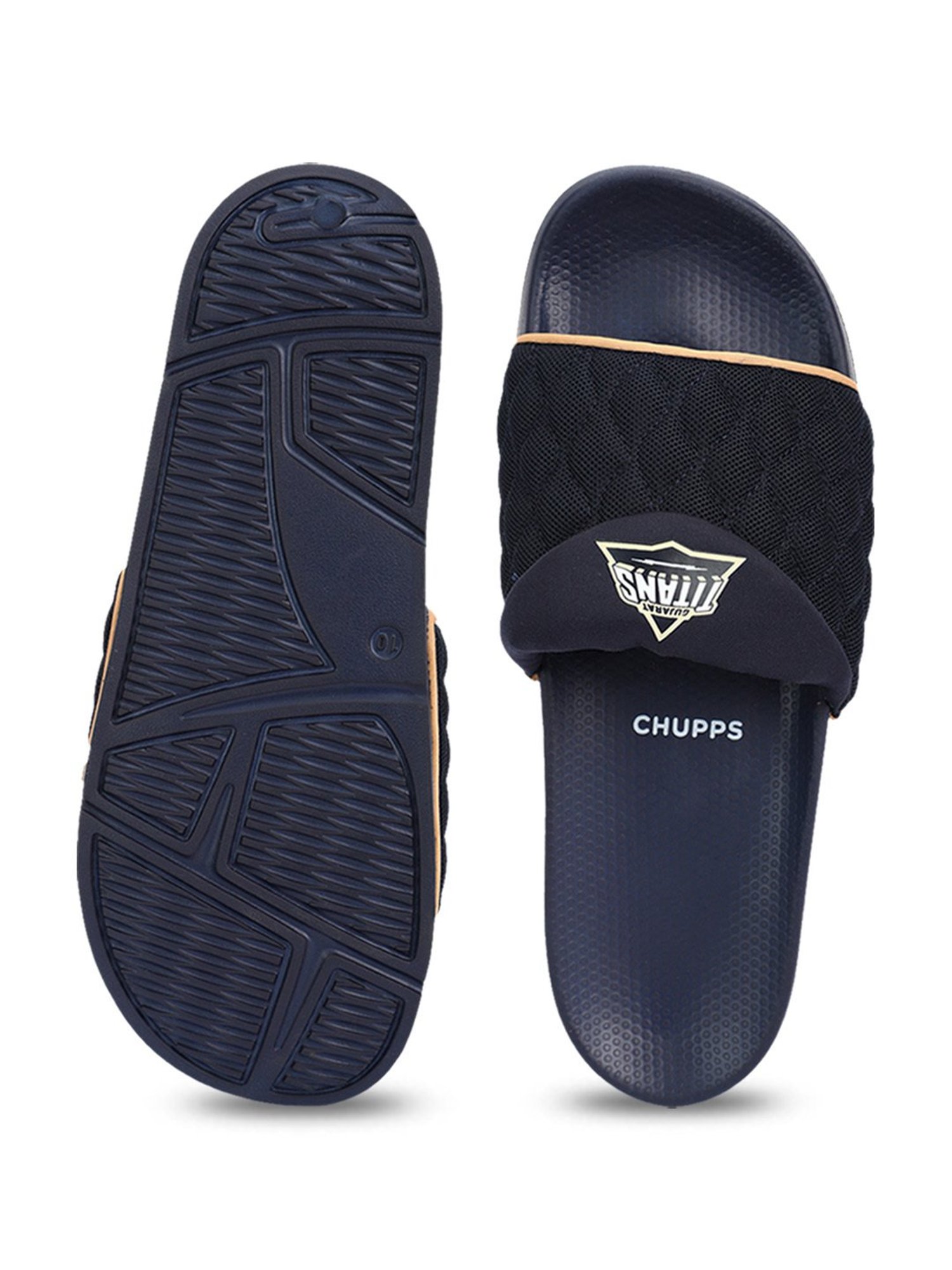 Chupps Men's Gujarat Titans Navy Slides
