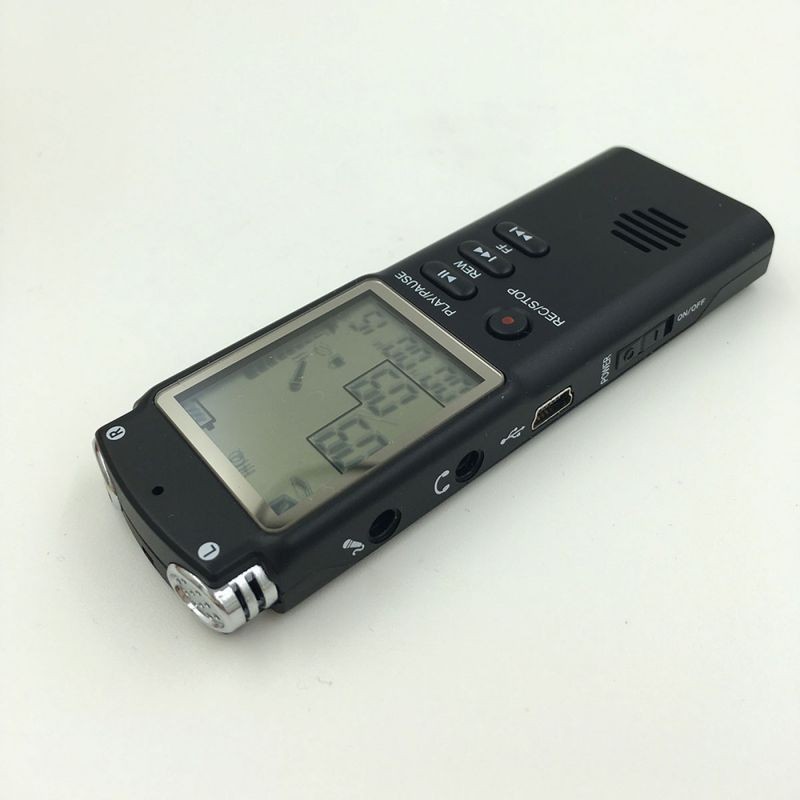 Voice Recorder, 16GB Digital Voice Recorder for Lecture, Audio Voice Recorder with MP3 Player, Voice-Activated Recorder, with Rechargeable Stereo HD Recording Voice (16GB)