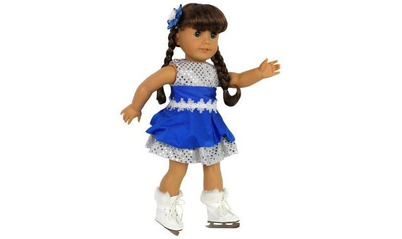 Dress Along Dolly Ice Skating Outfit for American Girl Doll